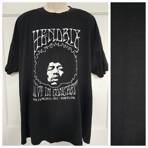 HENDRIX Live in Concert San Francisco-NYC-Portland Karl Ferris Collection 3XL